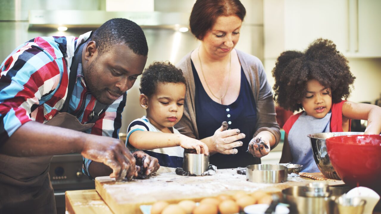 Family Cooking Kitchen Food Togetherness Concept